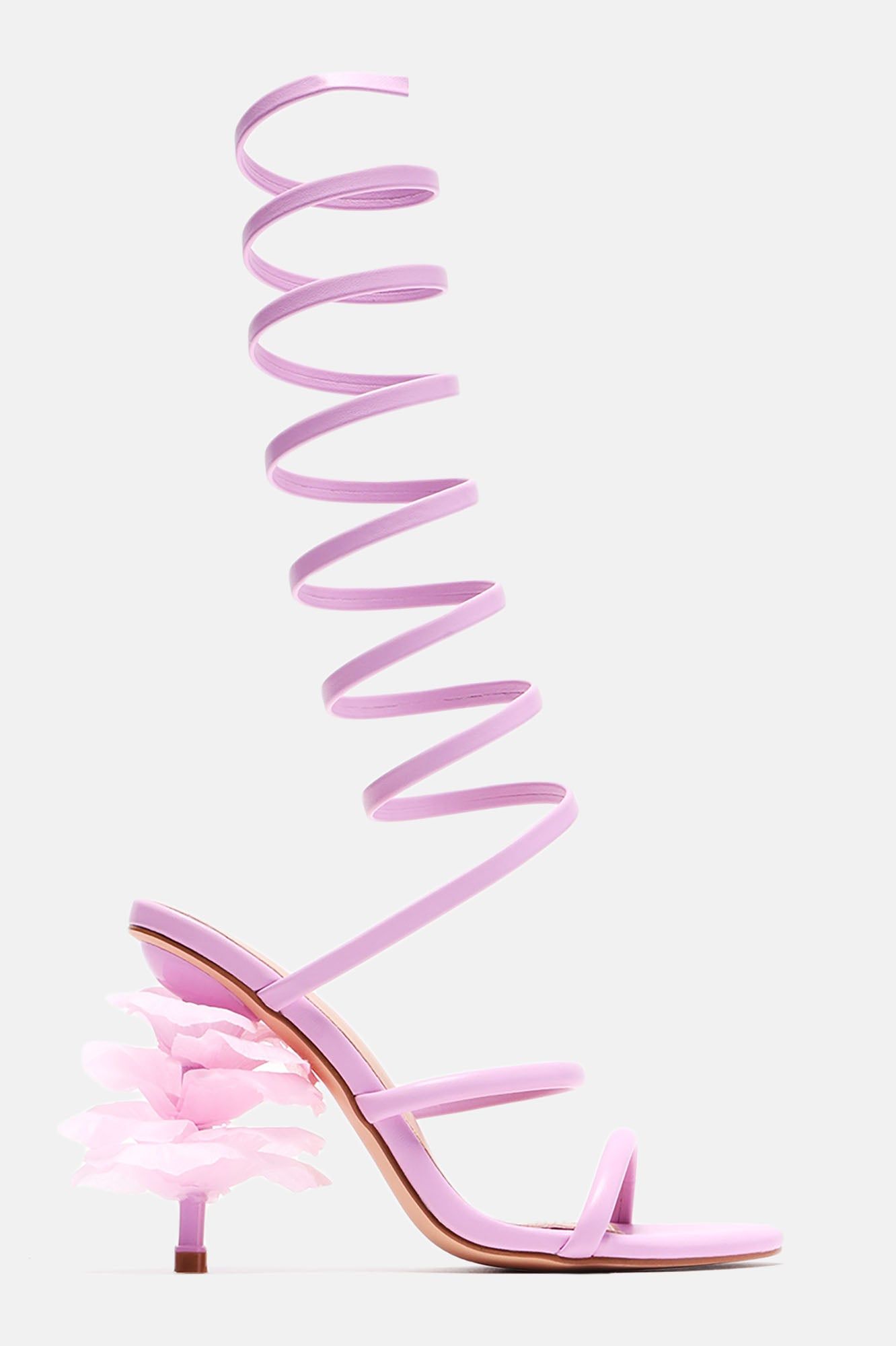 Kennedi Flower Petal Heels - Pink sold by Fashion Nova product image thumbnail 4