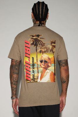 New Malibu Short Sleeve Tee - Tan sold by Fashion Nova