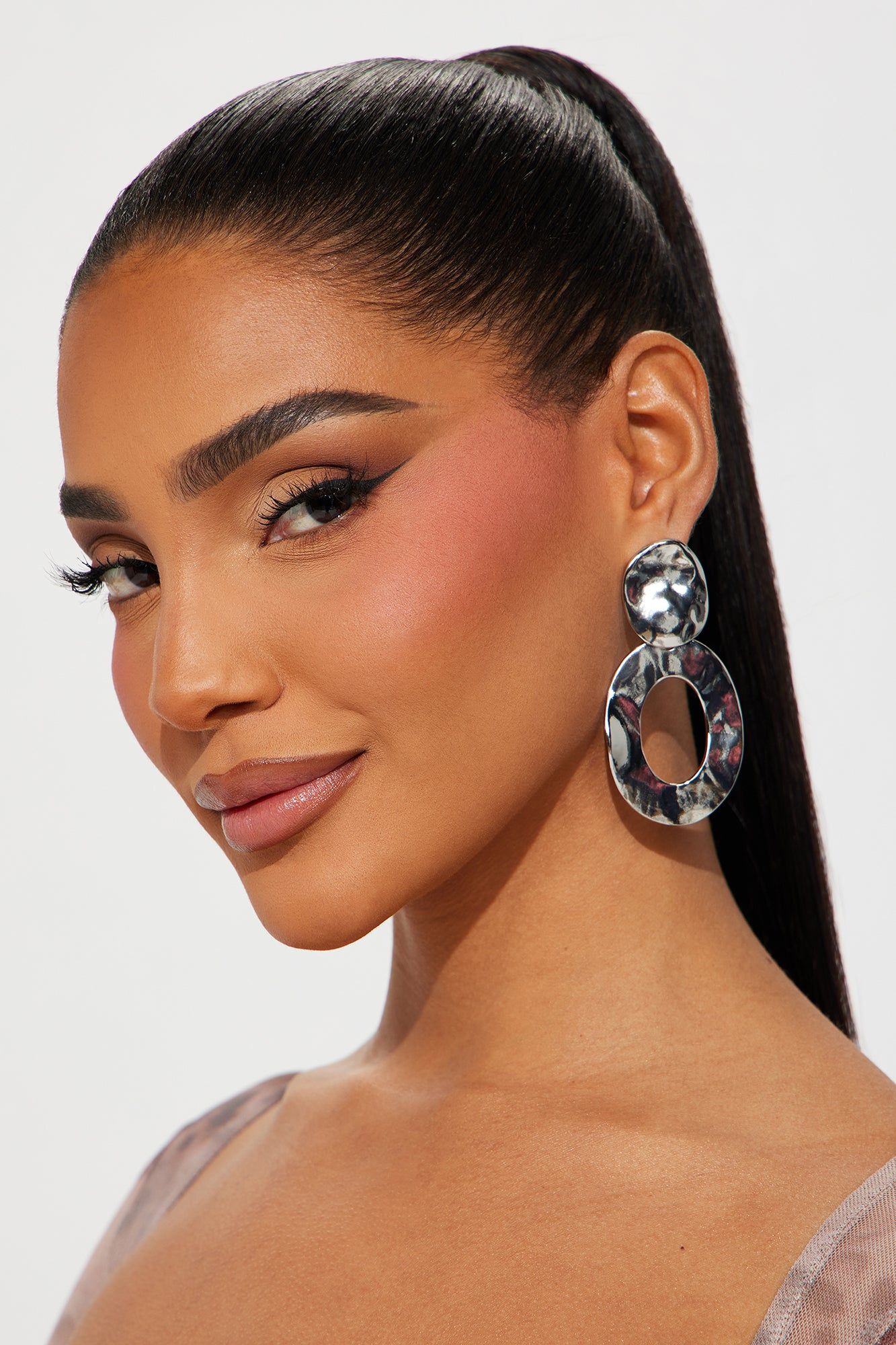 Silver Lining Earrings - Silver sold by Fashion Nova