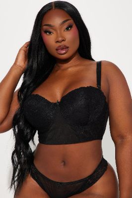 Belong To You Lace Bra - Black sold by Fashion Nova