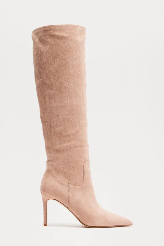 Vienna Knee High Boots - Tan sold by Fashion Nova