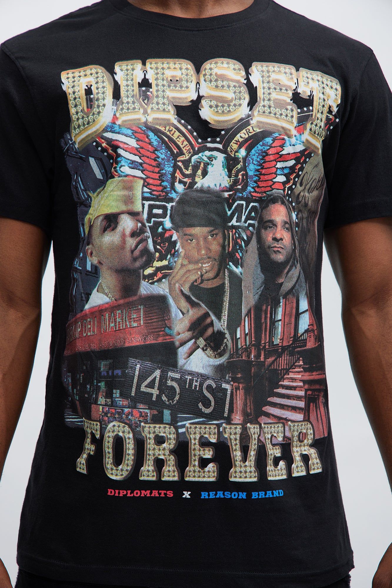 Dipset Forever Short Sleeve Tee - Black sold by Fashion Nova product image thumbnail 3