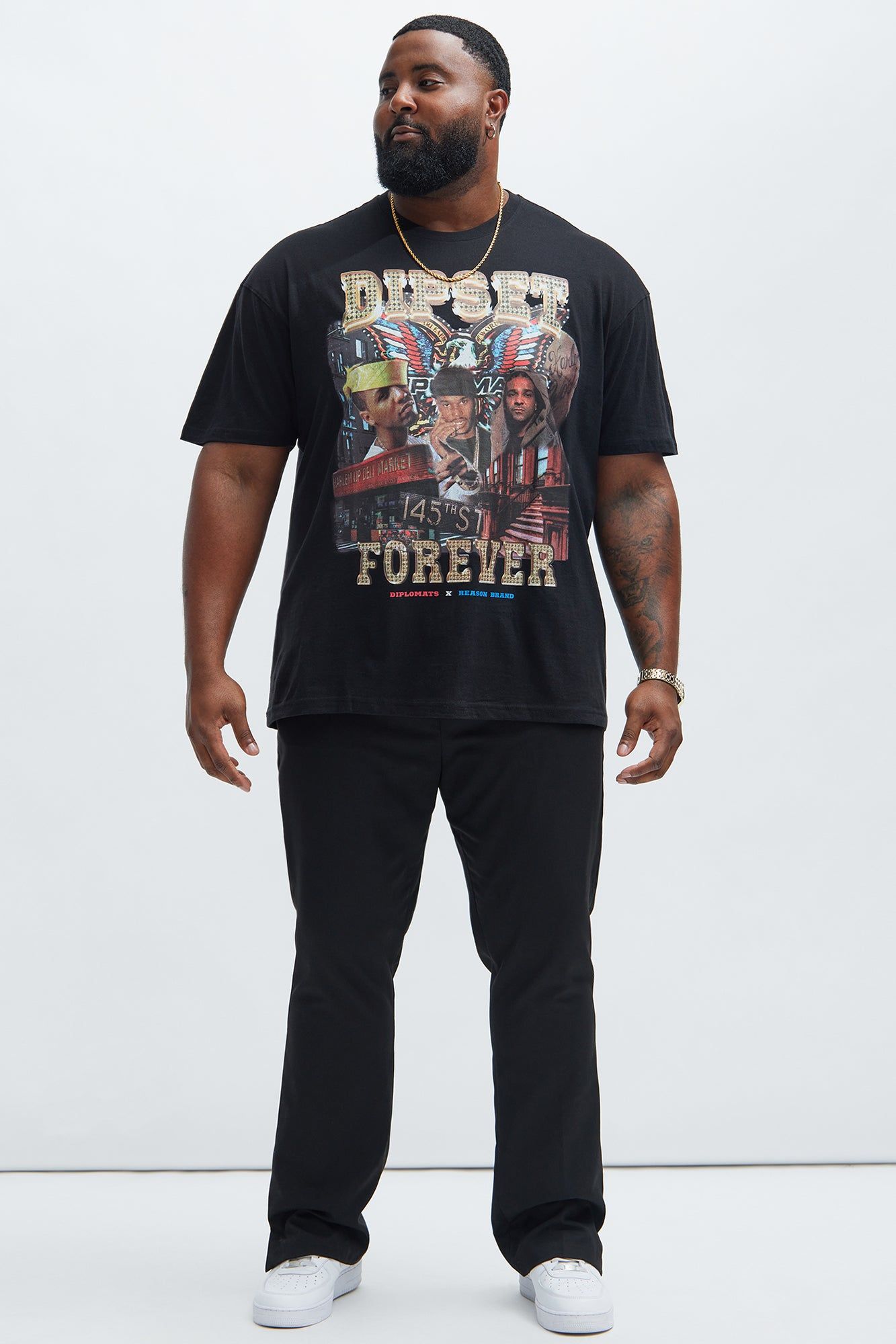 Dipset Forever Short Sleeve Tee - Black sold by Fashion Nova product image thumbnail 5