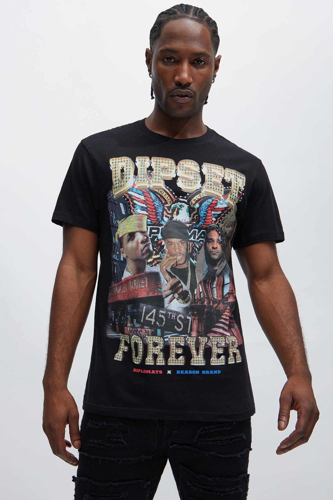 Dipset Forever Short Sleeve Tee - Black sold by Fashion Nova