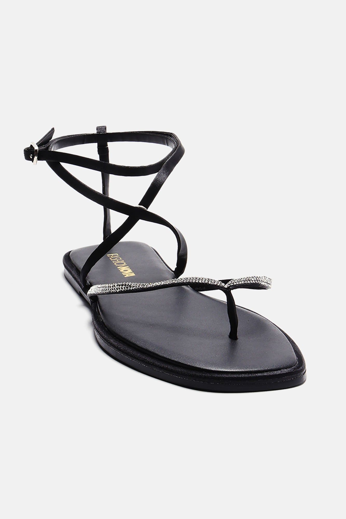 Feeling Focused Flat Sandals - Black sold by Fashion Nova product image thumbnail 4