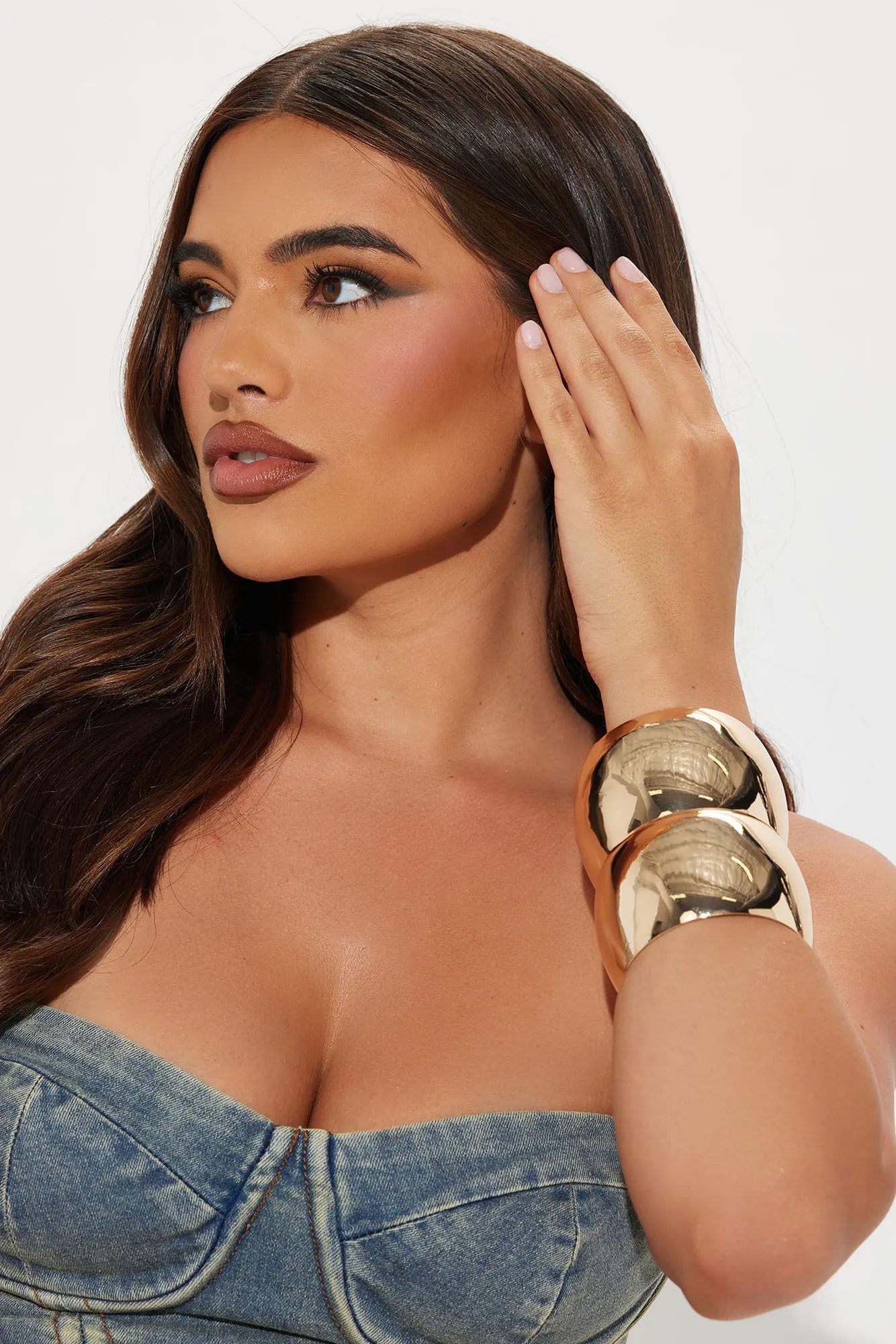 Marilla 2 Piece Bracelet Set - Gold sold by Fashion Nova product image thumbnail 2
