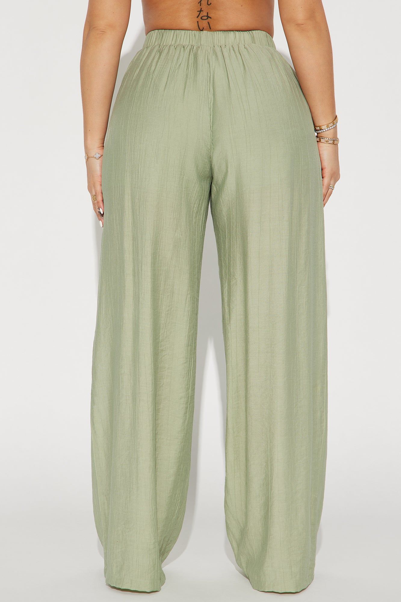 On Tropic Time Wide Leg Pant - Sage sold by Fashion Nova product image thumbnail 3