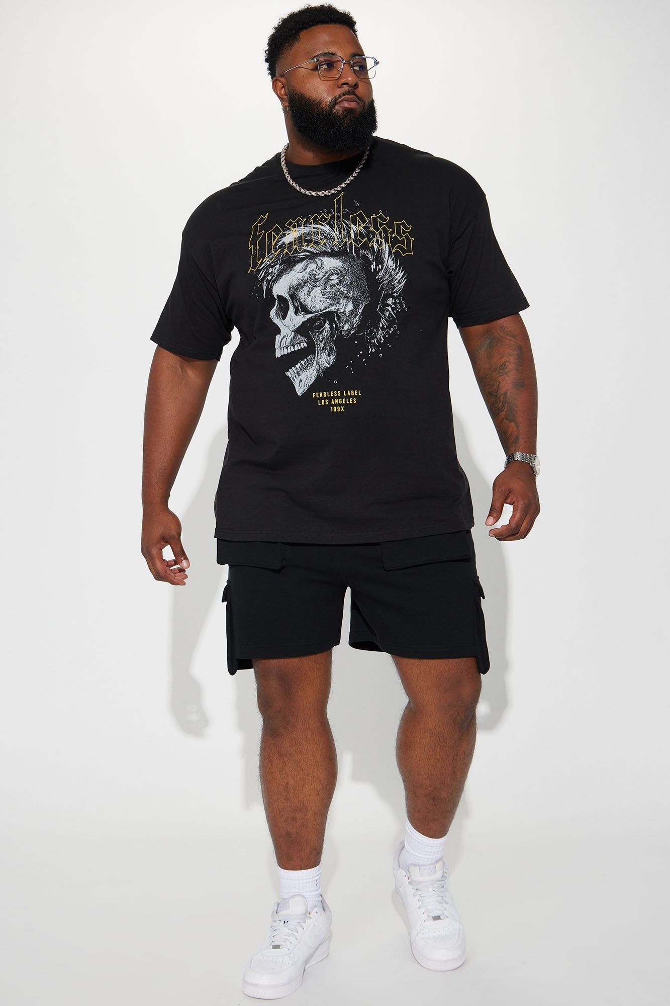 Fearless Label Short Sleeve Tee - Black sold by Fashion Nova product image thumbnail 5
