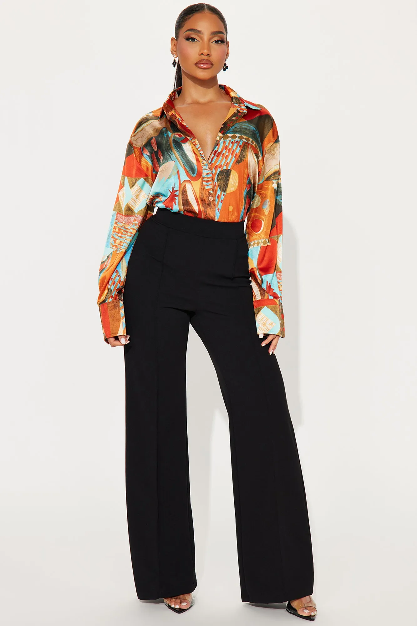 Miami Sunsets Shirt - Orange/combo sold by Fashion Nova product image thumbnail 2