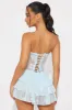 Sweet Pea Lace Micro Mini Dress - Light Blue sold by Fashion Nova