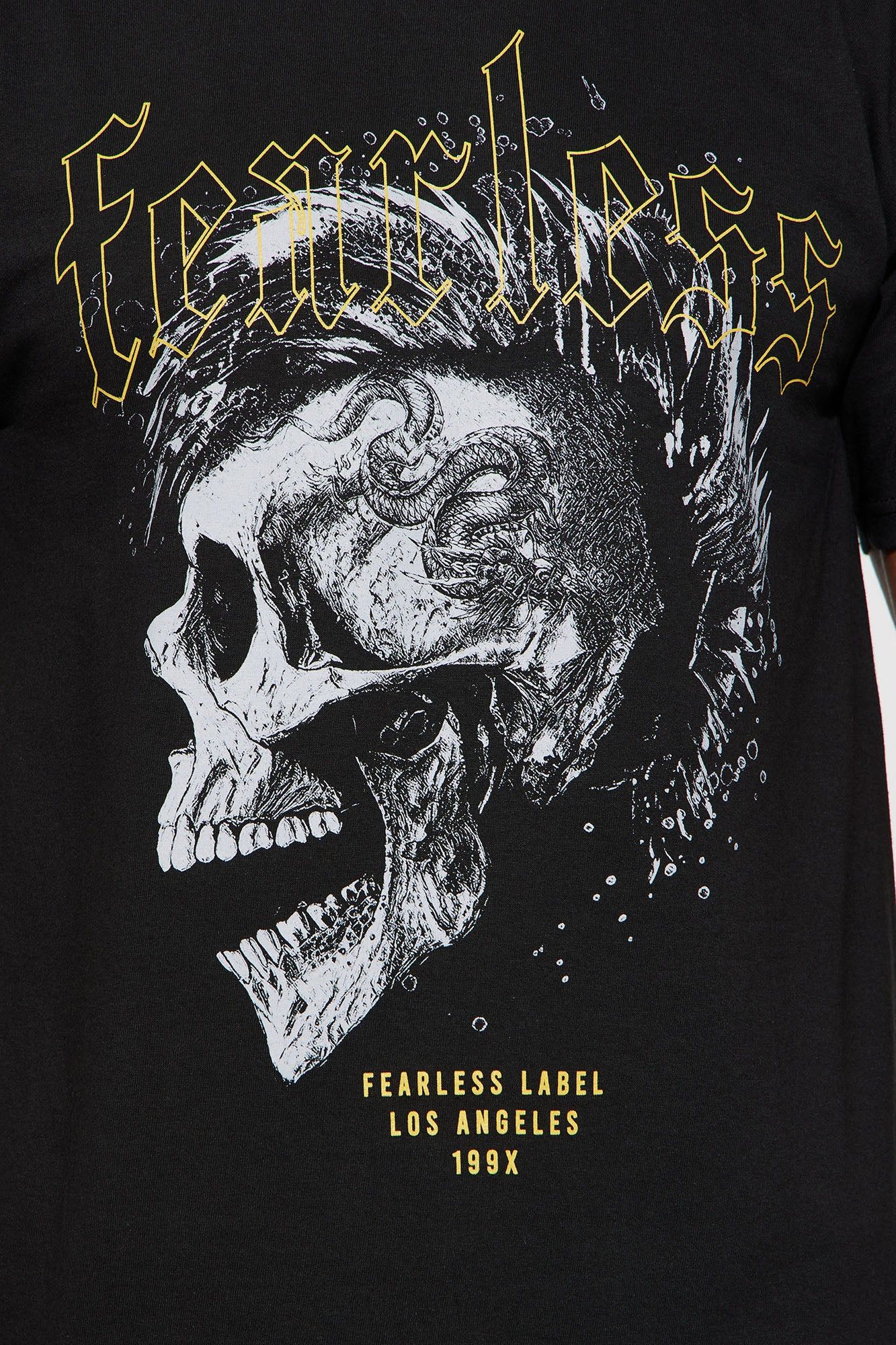 Fearless Label Short Sleeve Tee - Black sold by Fashion Nova product image thumbnail 4