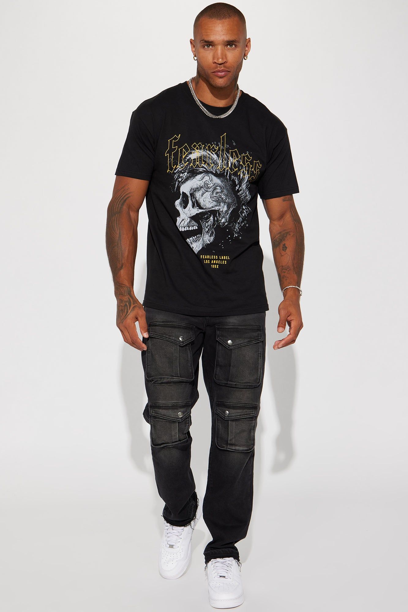 Fearless Label Short Sleeve Tee - Black sold by Fashion Nova product image thumbnail 3
