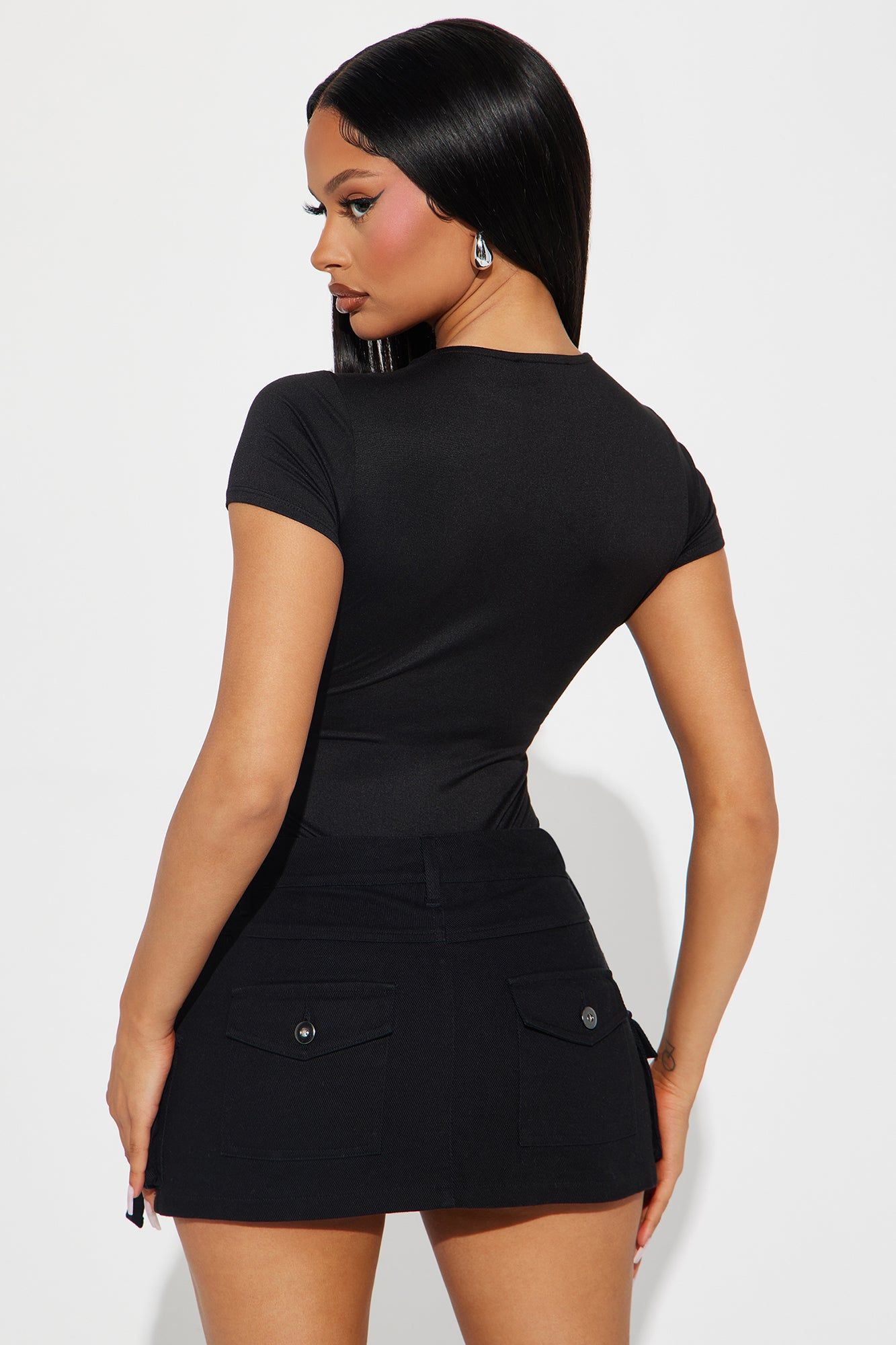 Up In Flames Bodysuit - Black/combo sold by Fashion Nova product image thumbnail 4