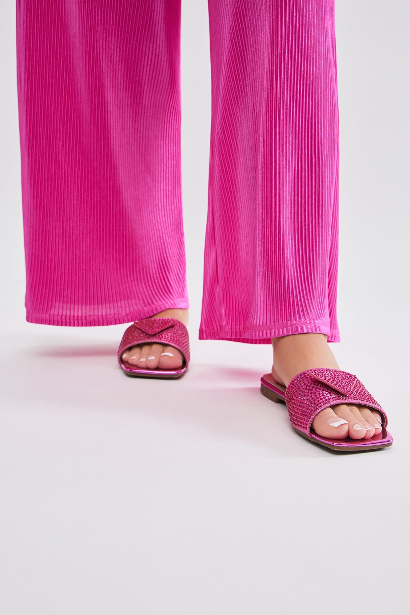 Charming Girl Embellished Sandals - Hot Pink sold by Fashion Nova product image thumbnail 4