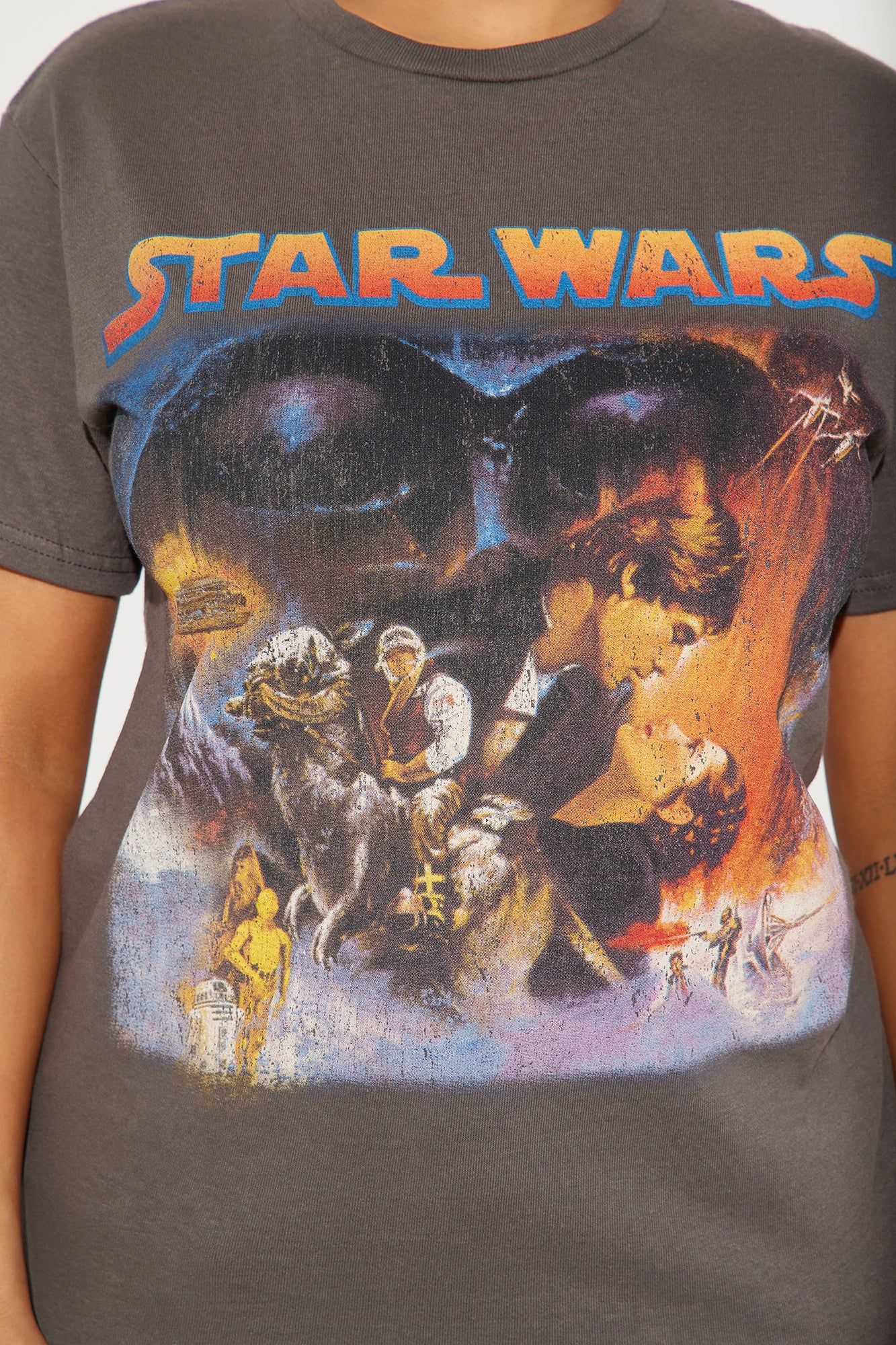 Star Wars Washed Graphic Tee - Black Wash sold by Fashion Nova product image thumbnail 2