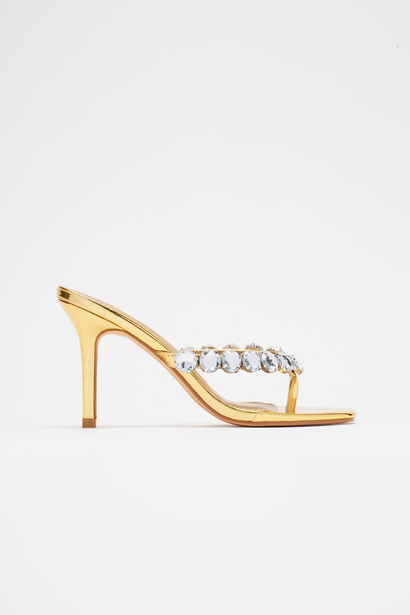 Princess Treatment Heeled Mules - Gold sold by Fashion Nova product image thumbnail 5