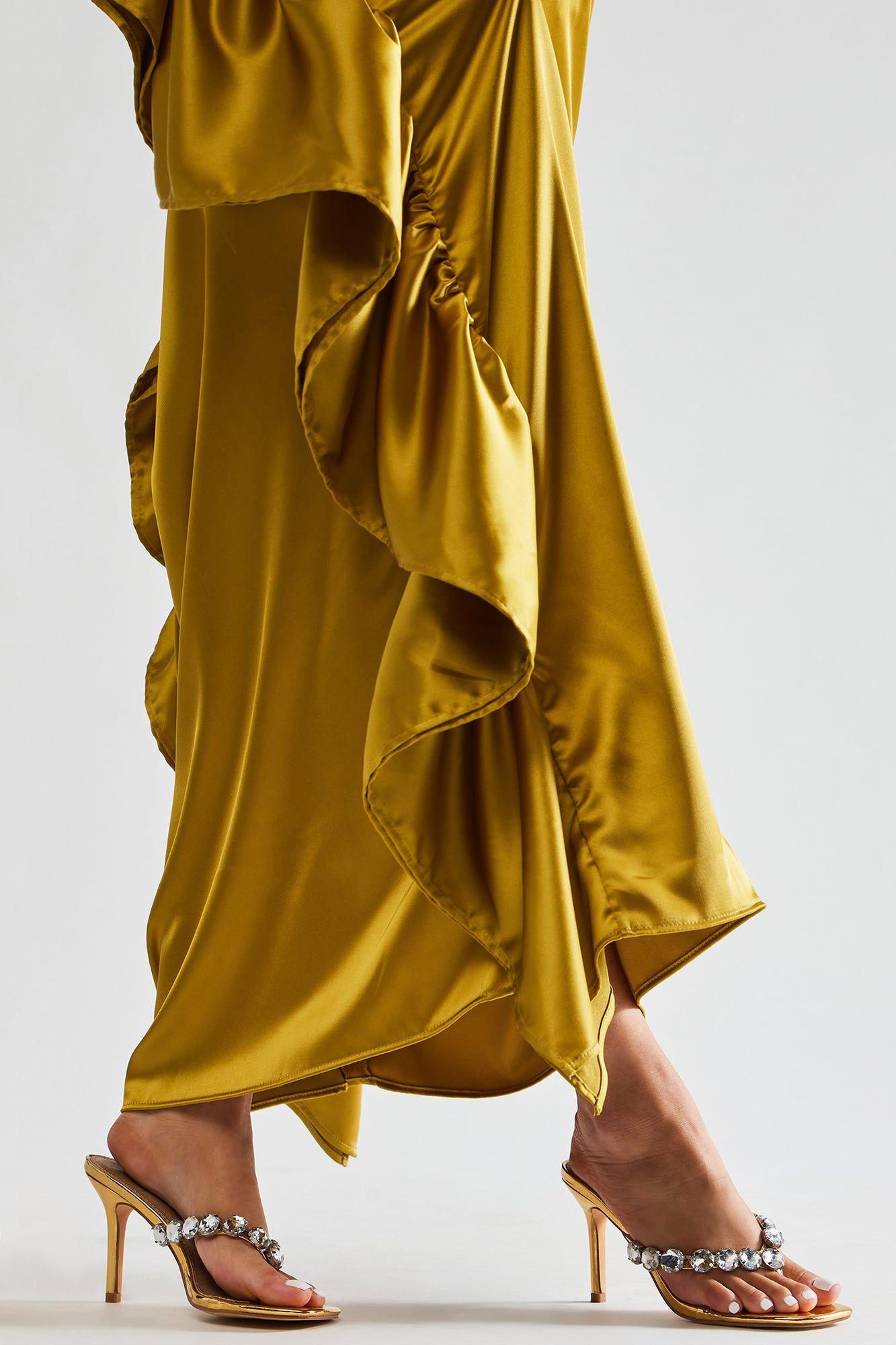 Princess Treatment Heeled Mules - Gold sold by Fashion Nova product image thumbnail 4