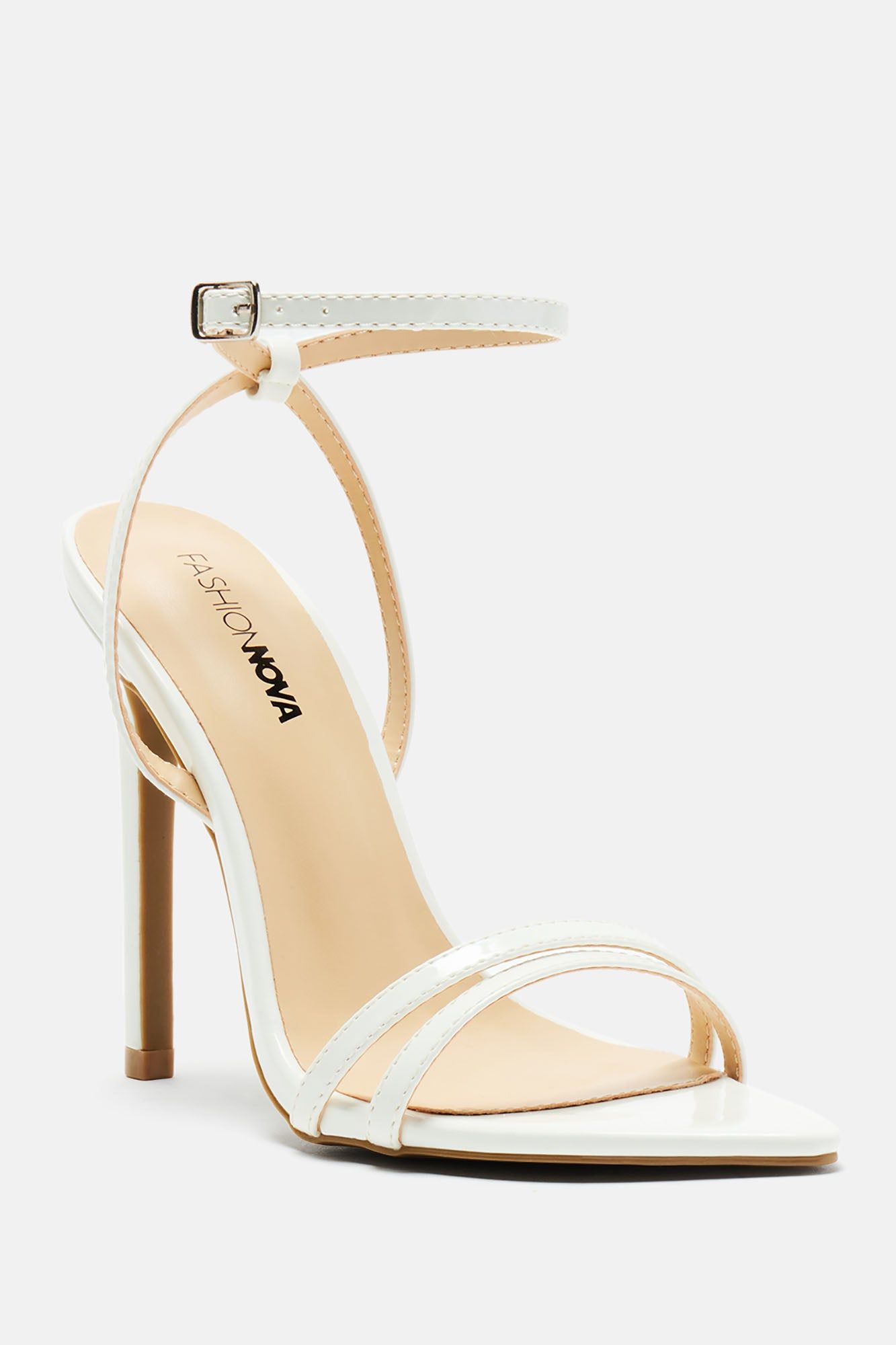 Hanna Heeled Sandals - White sold by Fashion Nova product image thumbnail 2