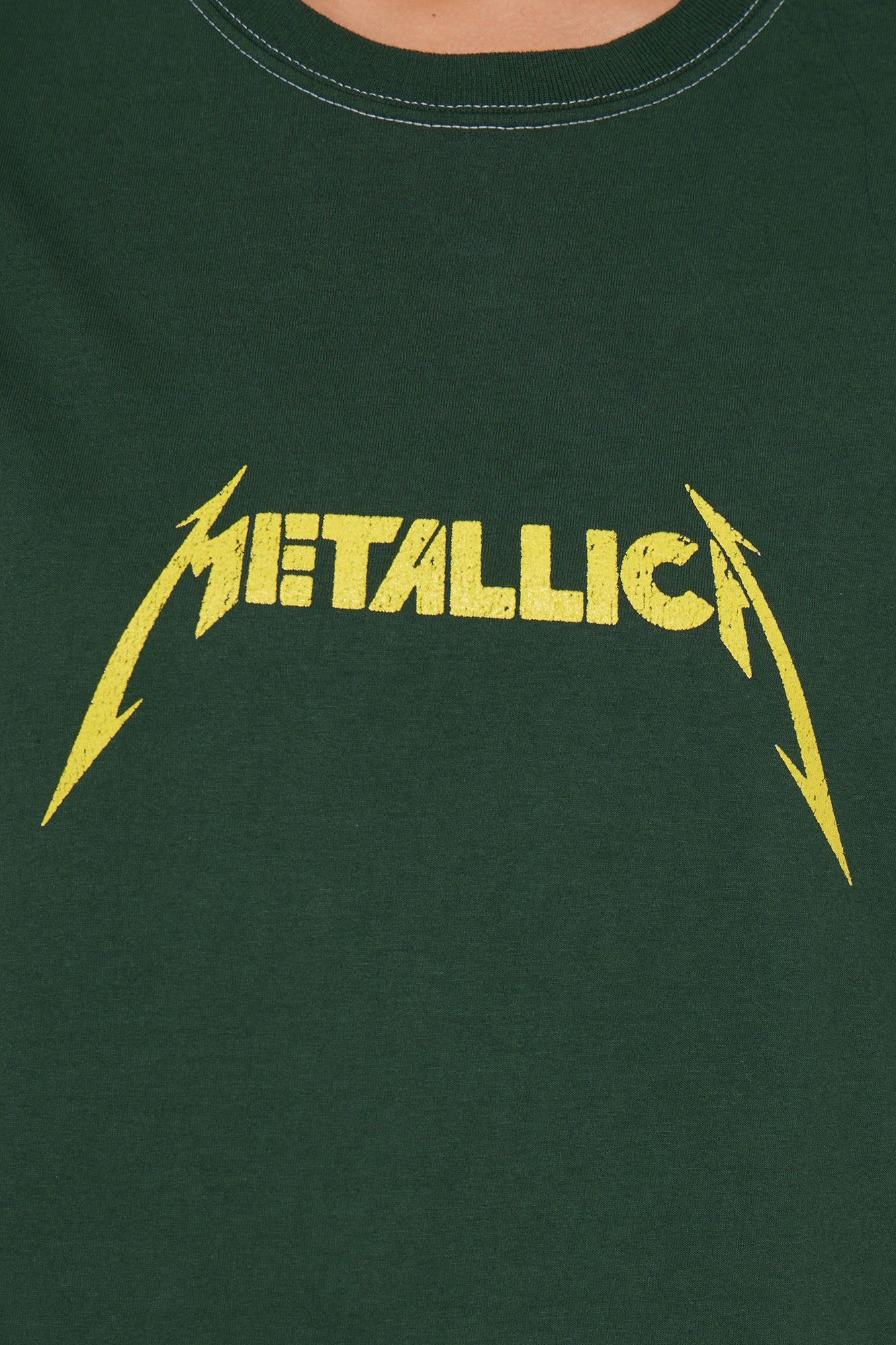 Seek & Destroy Metallica Tshirt - Green sold by Fashion Nova product image thumbnail 3