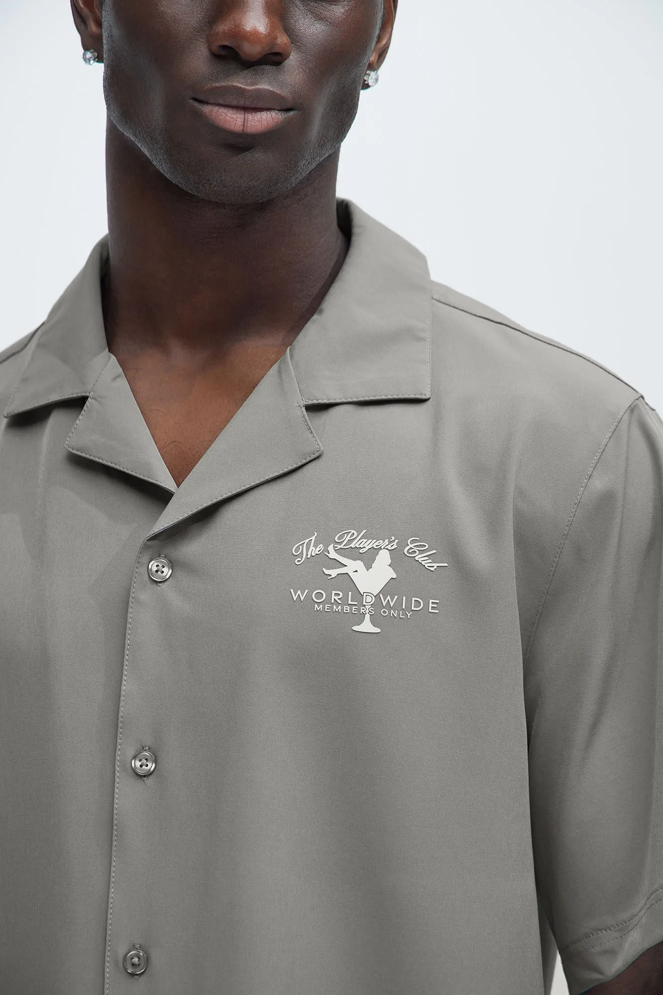 Worldwide Graphic Shirt - Grey sold by Fashion Nova product image thumbnail 3