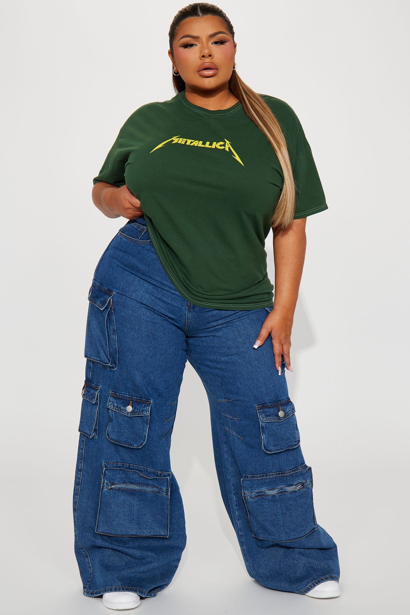 Seek & Destroy Metallica Tshirt - Green sold by Fashion Nova product image thumbnail 5