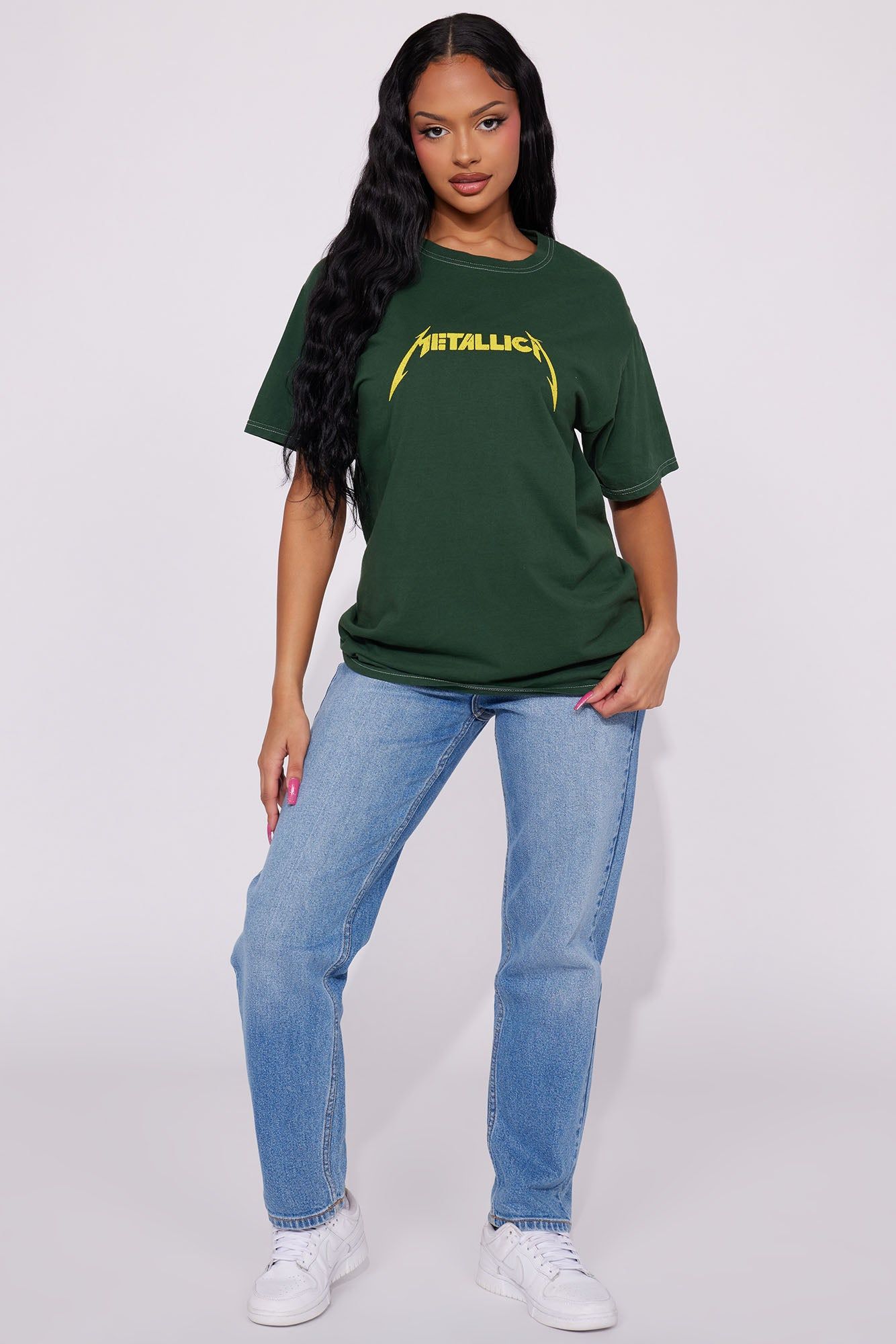 Seek & Destroy Metallica Tshirt - Green sold by Fashion Nova product image thumbnail 2