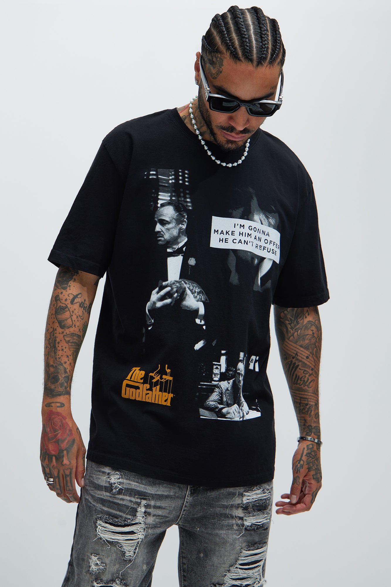 The Godfather The Offer Short Sleeve Tee - Black sold by Fashion Nova product image thumbnail 2