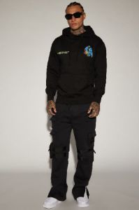 Live And Die LA Hoodie - Black sold by Fashion Nova