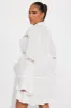 Breezy Paradise Linen Circle Cover Up Shirt Dress - White sold by Fashion Nova