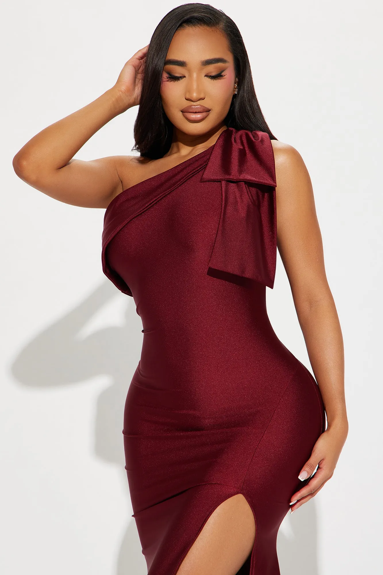 Gabriette Maxi Dress - Burgundy sold by Fashion Nova product image thumbnail 2
