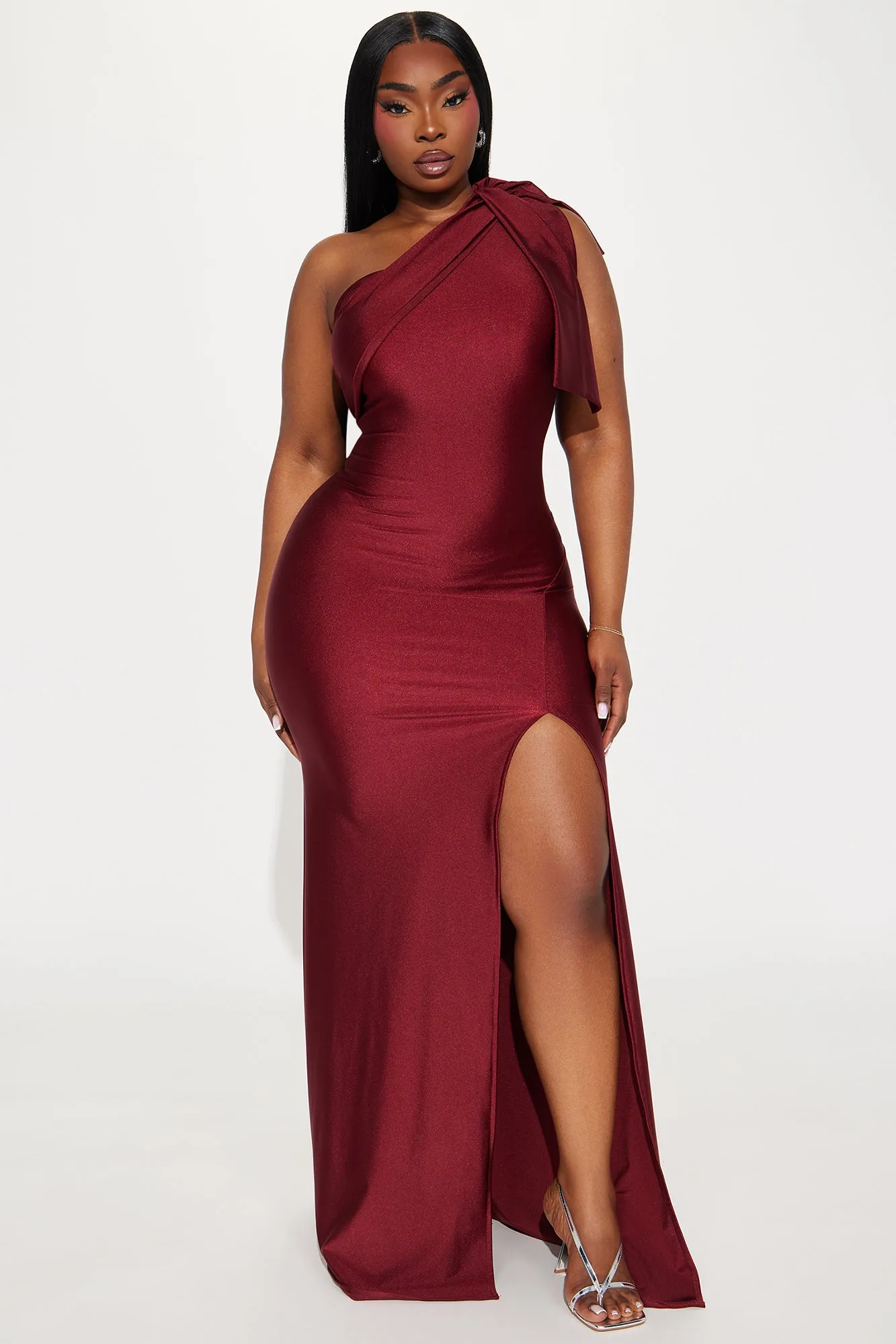 Gabriette Maxi Dress - Burgundy sold by Fashion Nova product image thumbnail 4