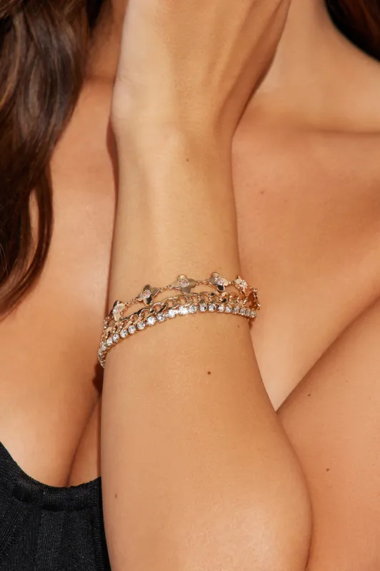 Tough Love Bracelet - Gold sold by Fashion Nova