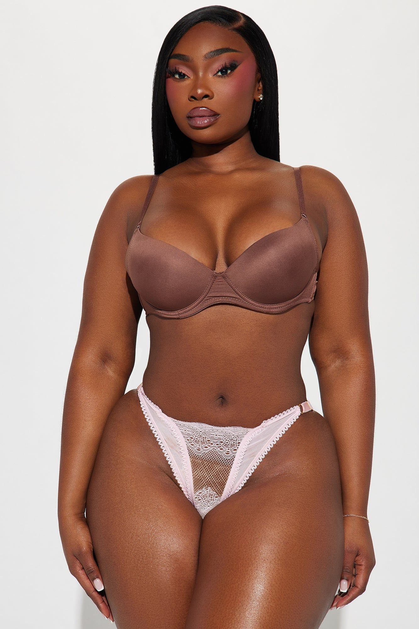 Romance Me Lace Crotchless Panty - Blush sold by Fashion Nova product image thumbnail 5