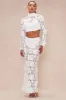 Dayna Floral Embroidered Skirt Set - White sold by Fashion Nova