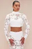 Dayna Floral Embroidered Skirt Set - White sold by Fashion Nova