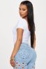 Tatiana Scoop Neck Bodysuit - White sold by Fashion Nova
