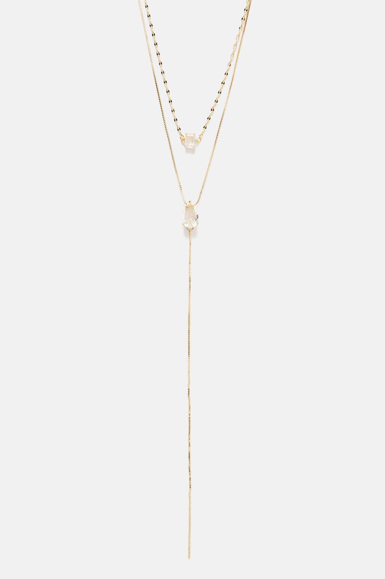 Be Clear With Me Layered Necklace - Gold sold by Fashion Nova product image thumbnail 2