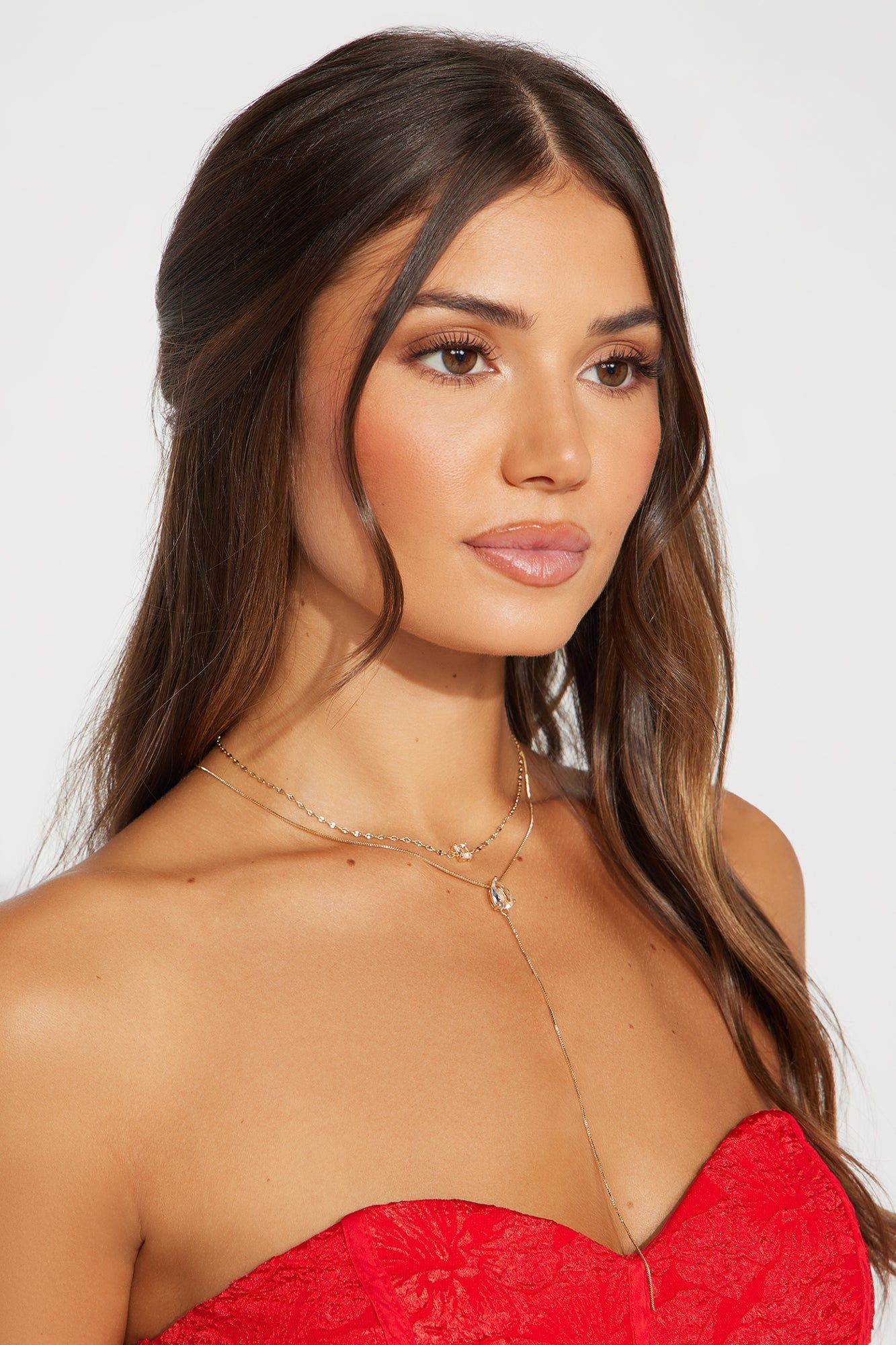 Be Clear With Me Layered Necklace - Gold sold by Fashion Nova product image thumbnail 3