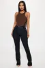 Model Attitude Racerback Bodysuit - Chocolate sold by Fashion Nova