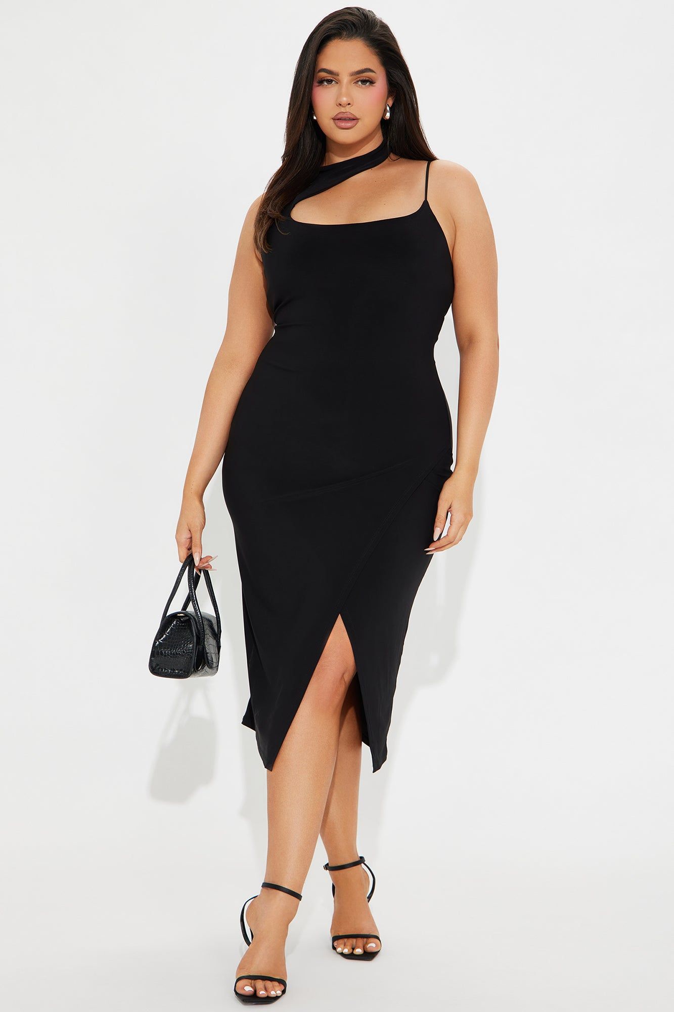 Top Of The Line Midi Dress - Black sold by Fashion Nova product image thumbnail 4