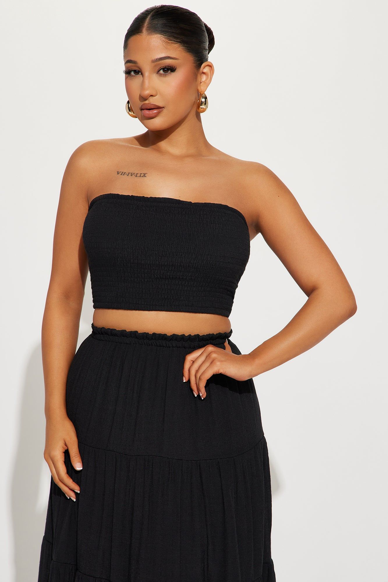 Lost In Paradise Skirt Set - Black sold by Fashion Nova product image thumbnail 2