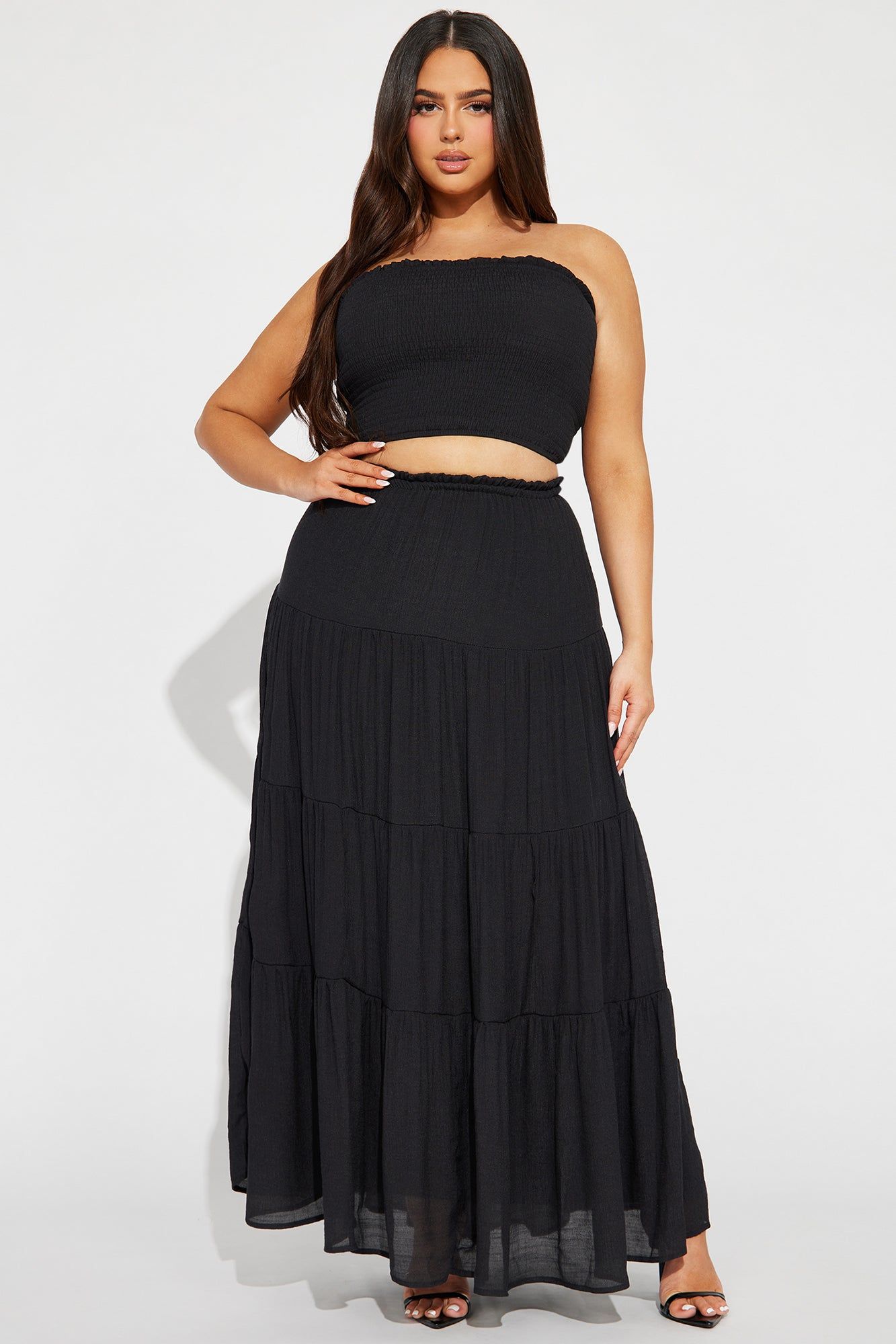 Lost In Paradise Skirt Set - Black sold by Fashion Nova product image thumbnail 4