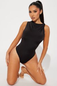 Feel Good Bodysuit - Black sold by Fashion Nova