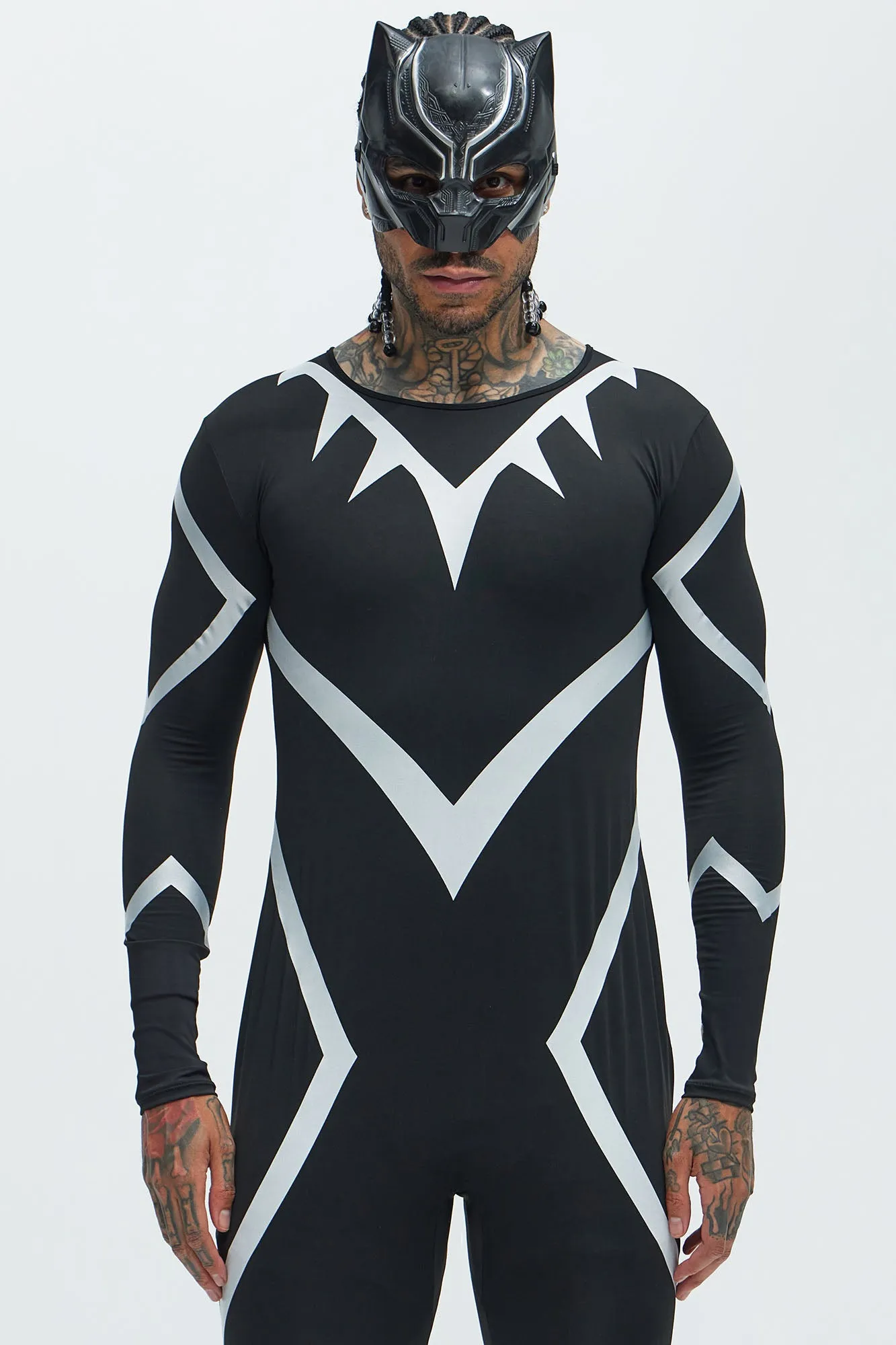 Panther Hero Costume - Black/Silver sold by Fashion Nova product image thumbnail 2