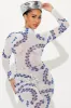Tequila Tasting Cutie 3 Piece Costume Set - White/Blue sold by Fashion Nova