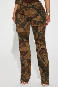 In The Wild Camo Stretch Cargo Jeans - Camouflage sold by Fashion Nova