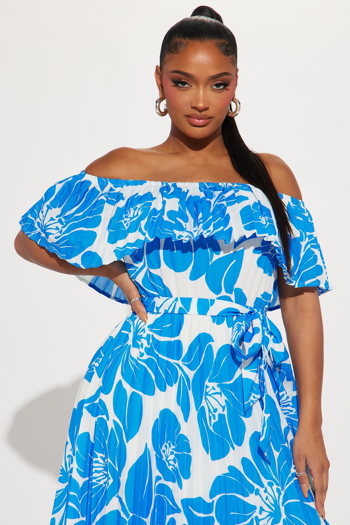 Summer In Santorini Midi Dress - Blue/combo sold by Fashion Nova product image thumbnail 2