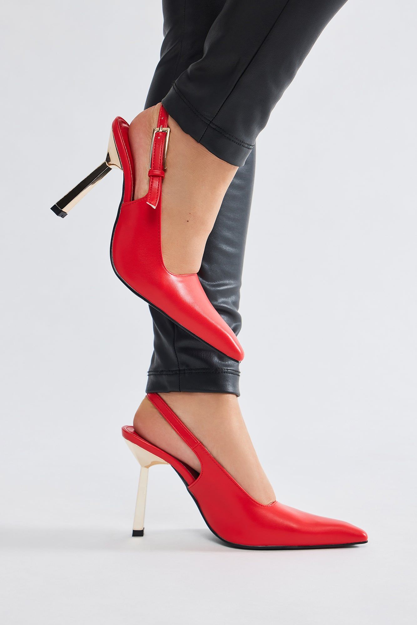 Put The Time In Slingback Pumps - Coral sold by Fashion Nova product image thumbnail 2