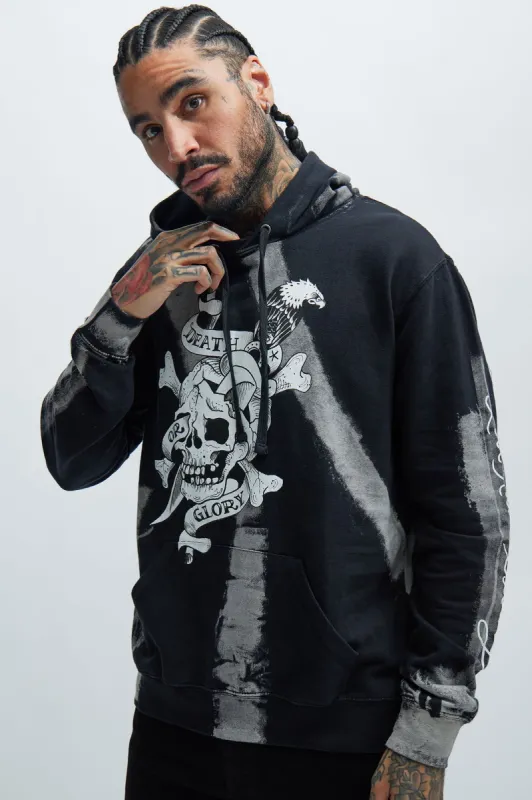 Ed Hardy Death Or Glory Hoodie - Black sold by Fashion Nova