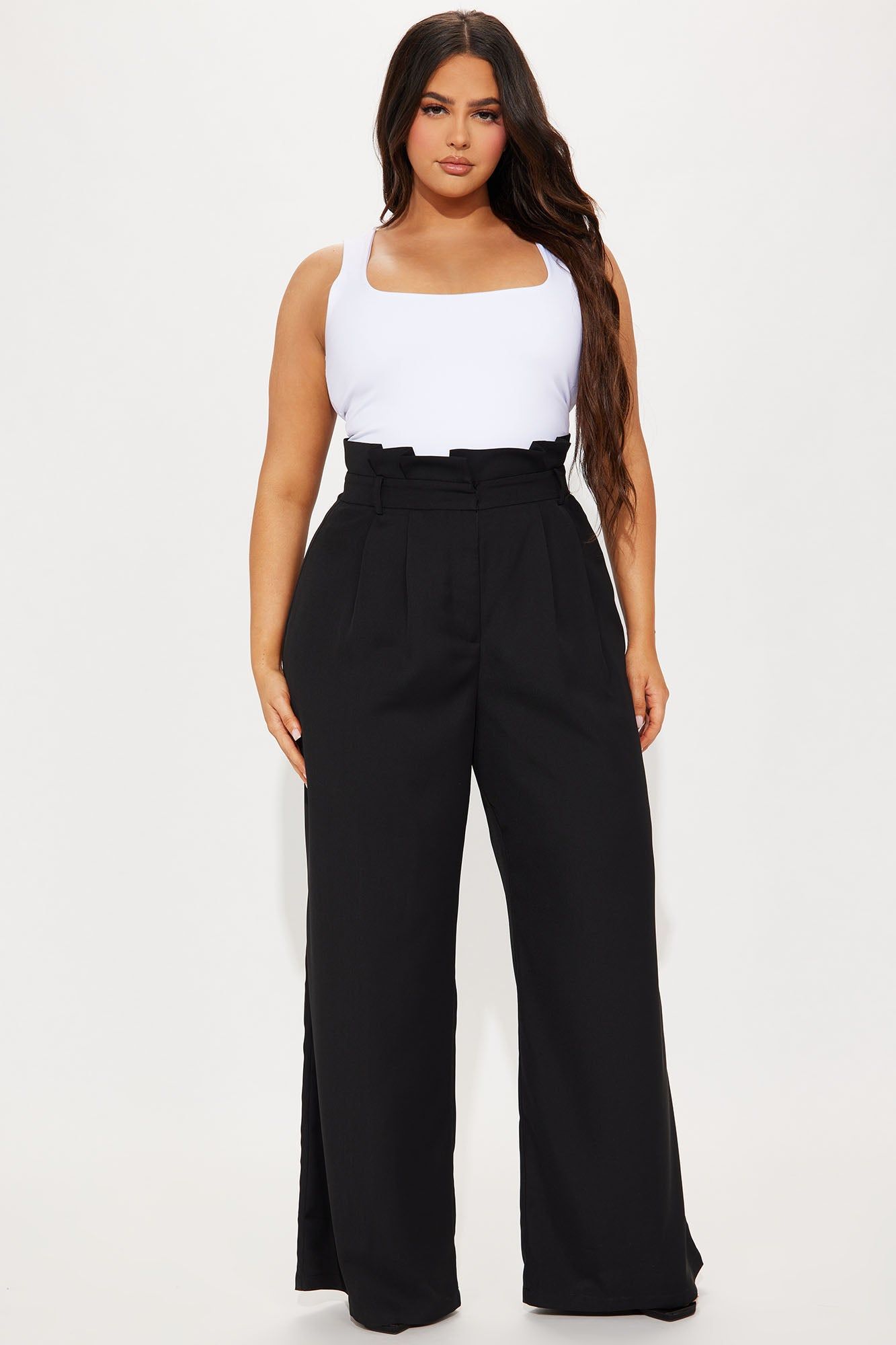 When You're Ready Belted Trouser - Black sold by Fashion Nova product image thumbnail 4
